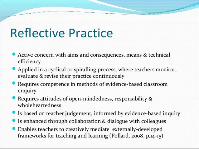 Reflective essay on the emergent teacher